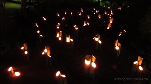 東山祈りの灯り・幽玄の川