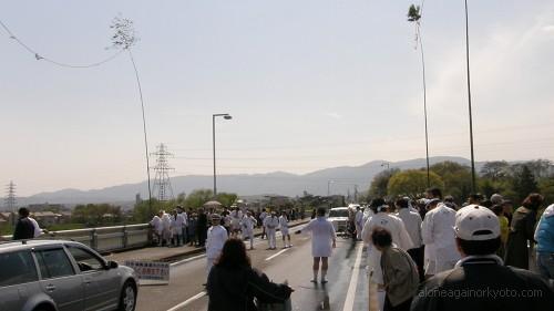 神輿通過時の桂大橋通行規制